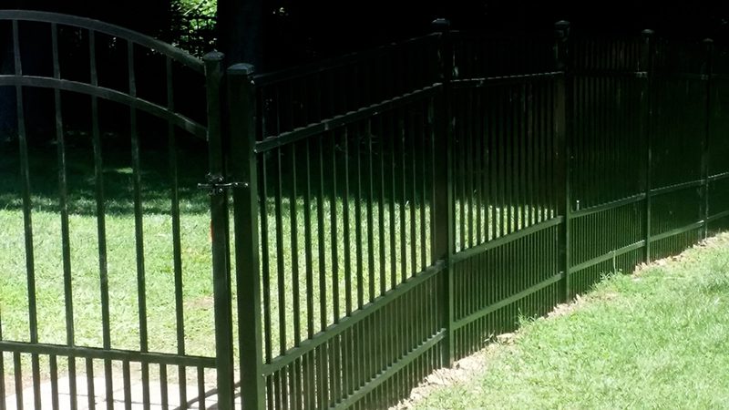 A fence installed by a company that does fencing in Indian Land, SC